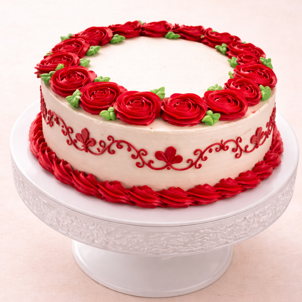 Pastel tradicional de vainilla