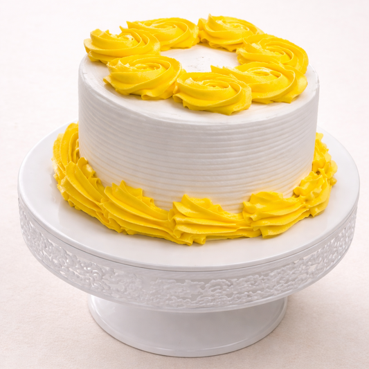 Pastel tradicional de vainilla