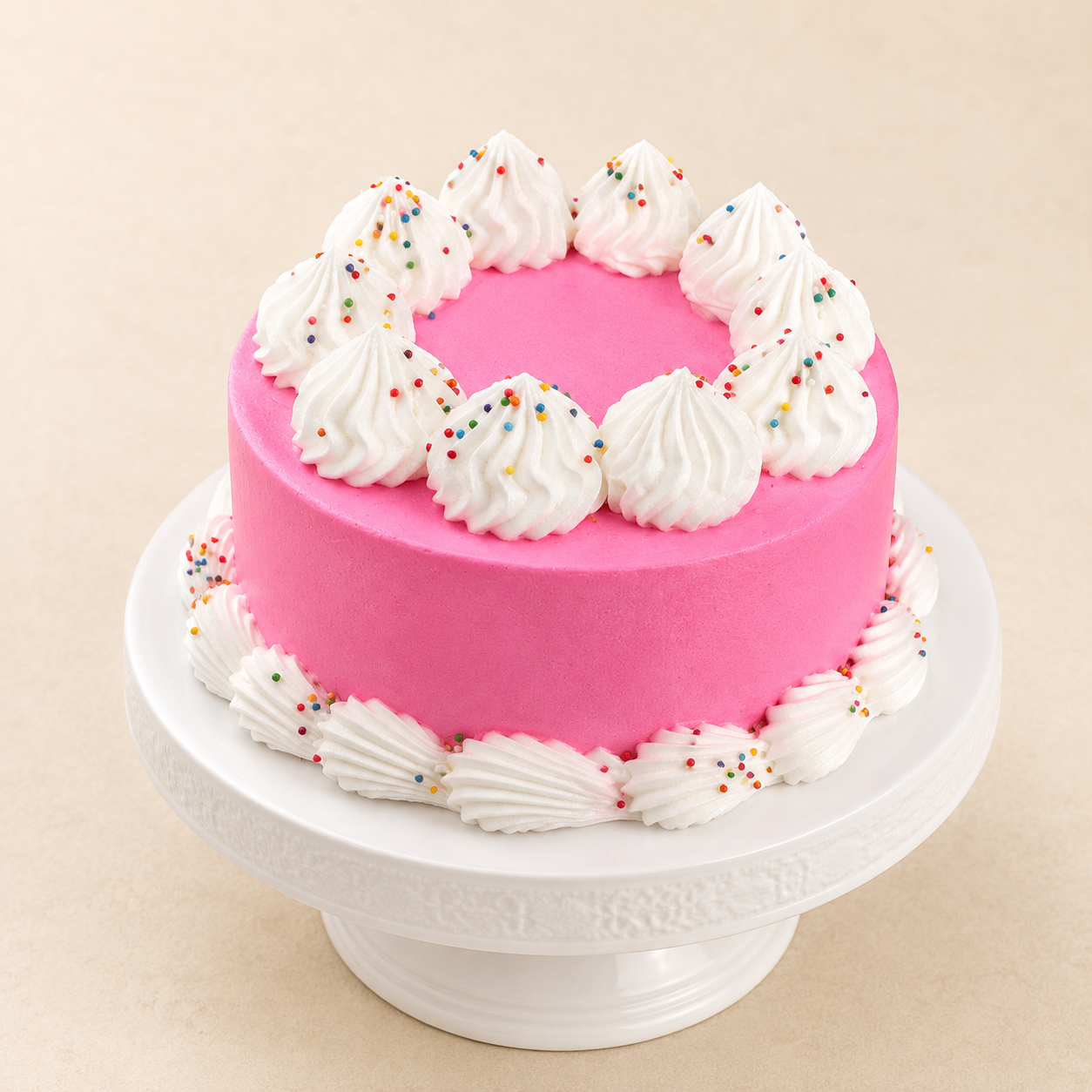 Pastel Tradicional de Vainilla