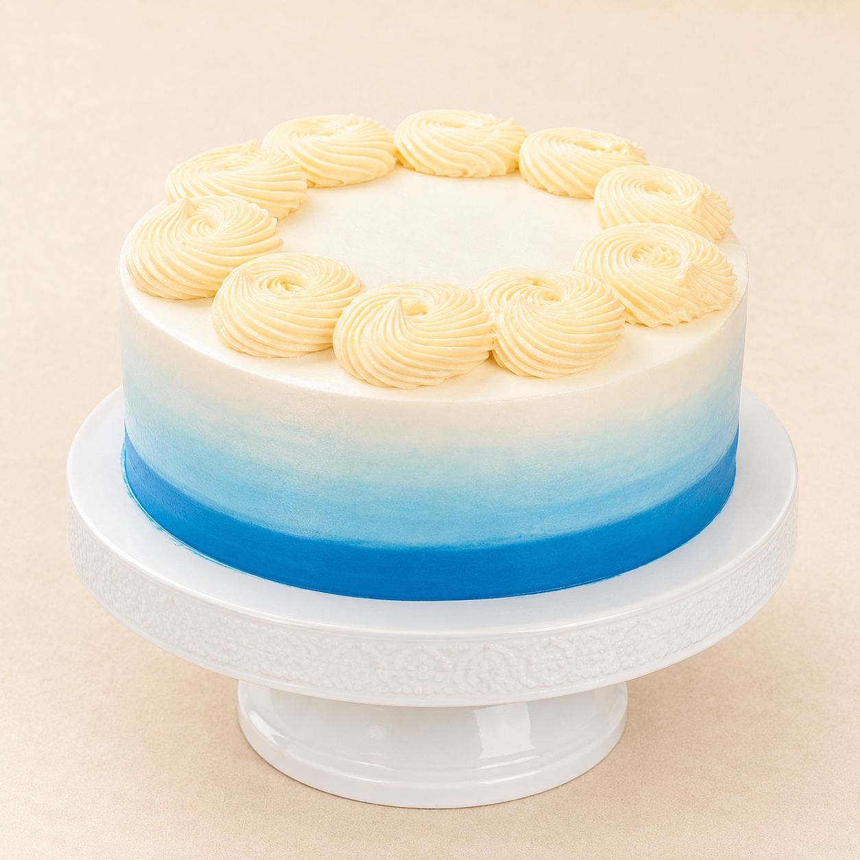 Pastel Tradicional de Vainilla