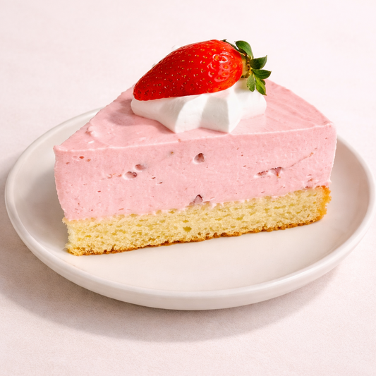 Postre de yogurt de fresas